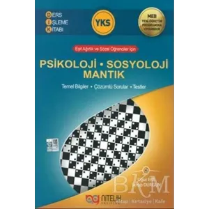Nitelik Yayınları Nitelik YKS AYT Psikoloji Sosyoloji Mantık Ders İşleme Kitabı