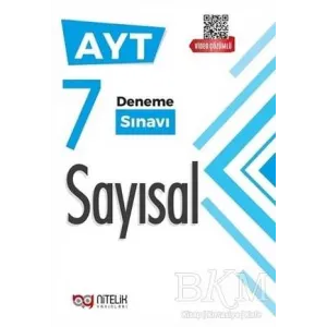 Nitelik Yayınları Nitelik YKS AYT Sayısal 7 Deneme Sınavı Video Çözümlü