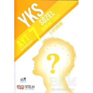 Nitelik Yayınları Nitelik YKS AYT Sözel 7 Deneme Sınavı 2. Oturum