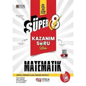 Nitelik Yayınları Süper 8 Matematik Kazanım Soru Kitabı