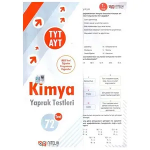 Nitelik Yayınları TYT AYT Kimya Yaprak Testleri