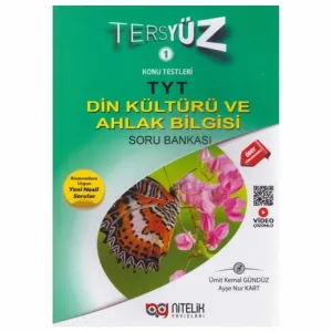 Nitelik Yayınları TYT Din Kültürü ve Ahlak Bilgisi Tersyüz Soru Bankası
