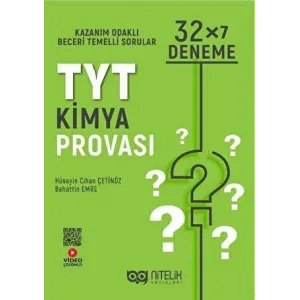 Nitelik YKS TYT Kimya Provası 32x7 Deneme Sınavı
