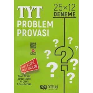 Nitelik YKS TYT Problem Provası 25X12 Deneme