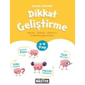 Okyanus Yayıncılık 6-8 Yaş Junior Master Dikkat Geliştirme Egzersizleri