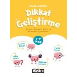 Okyanus Yayıncılık 7-9 Yaş Junior Master Dikkat Geliştirme Egzersizleri