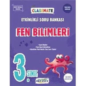 Okyanus Yayınları 3. Sınıf Classmate Fen Bilimleri Etkinlikli Soru Bankası