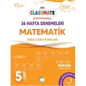 Okyanus Yayınları 5. Sınıf Matematik Classmate 36 Hafta Denemeleri