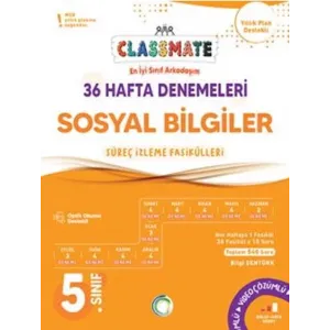 Okyanus Yayınları 5. Sınıf Sosyal Bilgiler Classmate 36 Hafta Denemeleri