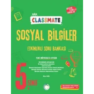 Okyanus Yayınları 5. Sınıf Sosyal Bilgiler Classmate Etkinlikli Soru Bankası