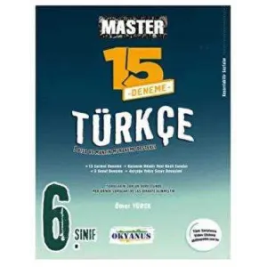 Okyanus Yayınları 6. Sınıf Master 15 Türkçe Denemesi