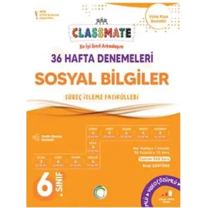 Okyanus Yayınları 6. Sınıf Sosyal Bilgiler Classmate 36 Hafta Denemeleri