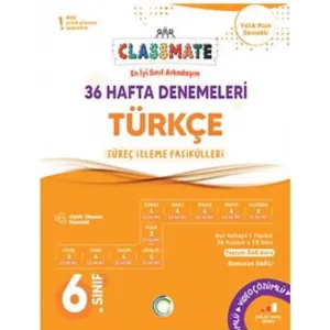 Okyanus Yayınları 6. Sınıf Türkçe Classmate 36 Hafta Denemeleri