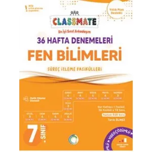 Okyanus Yayınları 7. Sınıf Fen Bilimleri Classmate 36 Hafta Denemeleri