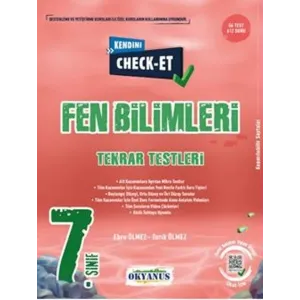 Okyanus Yayınları 7. Sınıf Kendini Check Et Fen Bilimleri Tekrar Testleri