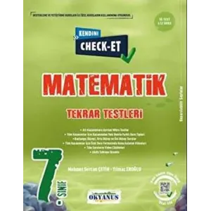 Okyanus Yayınları 7. Sınıf Kendini Check - Et Matematik Tekrar Testleri