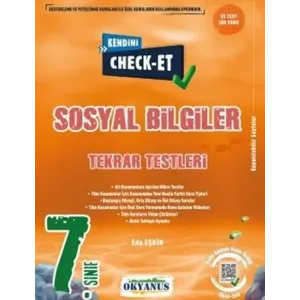 Okyanus Yayınları 7. Sınıf Kendini Check Et Sosyal Bilgiler Tekrar Testleri