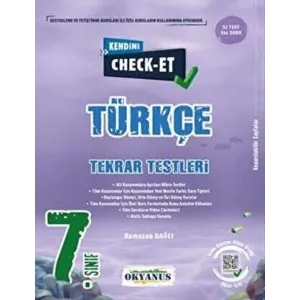 Okyanus Yayınları 7. Sınıf Kendini Check - Et Türkçe Tekrar Testleri