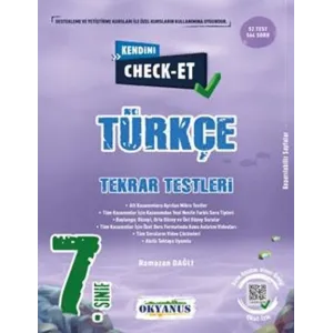 Okyanus Yayınları 7. Sınıf Kendini Check Et Türkçe Tekrar Testleri