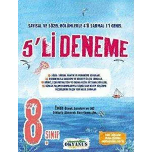 Okyanus Yayınları 8. Sınıf 5 li Deneme