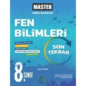 Okyanus Yayınları 8. Sınıf Fen Bilimleri Master Son Tekrar Soru Bankası