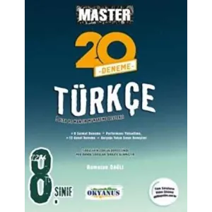Okyanus Yayınları 8. Sınıf Master 20 Türkçe Denemesi