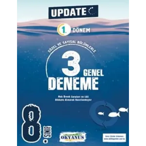 Okyanus Yayınları 8. Sınıf Update 1. Dönem 3 Genel Deneme