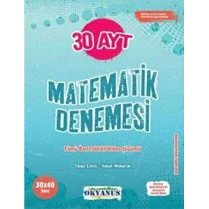 Okyanus Yayınları AYT 30 Matematik Denemesi