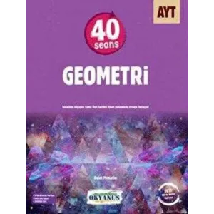 Okyanus Yayınları AYT 40 Seans Geometri Soru Bankası