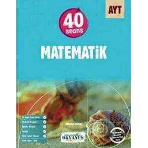 Okyanus Yayınları AYT Matematik 40 Seans Konu Anlatım