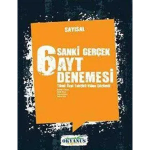 Okyanus Yayınları Sanki Gerçek 6 AYT Sayısal Deneme