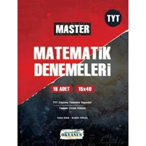 Okyanus Yayınları TYT Master 15 Matematik Denemeleri