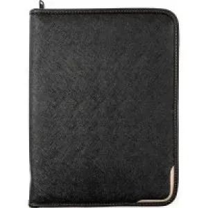 Önder İstanbul A4 Çanta Fermuarlı El Portföyü Siyah 8004-3