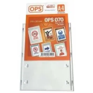 Ops Dp 070 A-4  Duvar Tipi Afiş Taşıyıcı