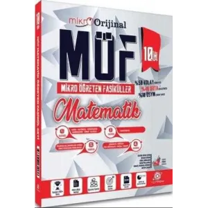 Orijinal Yayınları Orijinal Mikro 10. Sınıf Matematik MÖF Mikro Öğreten Fasiküller