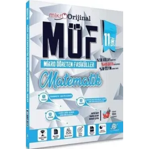 Orijinal Yayınları Orijinal Mikro 11. Sınıf Matematik MÖF Mikro Öğreten Fasiküller