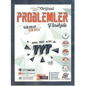 Orijinal Yayınları Orijinal Mikro TYT Problemler Fasikülü Soru Bankası