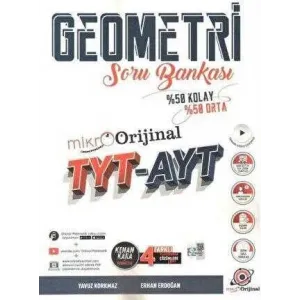 Orijinal Yayınları TYT AYT Geometri Mikro Soru Bankası