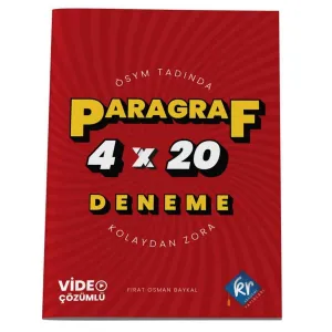 ÖSYM Tadında Kolaydan Zora Paragraf 4x20 Deneme Video Çözümlü