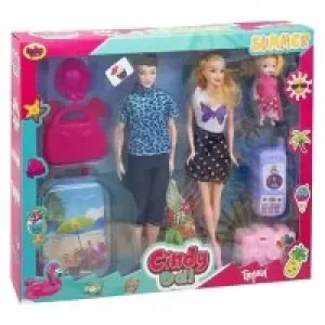 Oydaş 02455 Bebek Cındy Doll Aile Tatil Seti Oyck