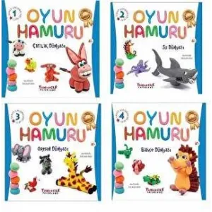 Oyun Hamuru Eğitim Seti-4 Kitap