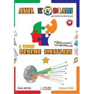 Palme Yayıncılık 1. Sınıf Akıl Kodları Deneme Sınavı