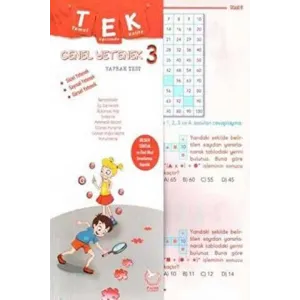 Palme Yayıncılık 3. Sınıf Genel Yetenek TEK Yaprak Test