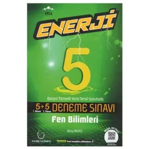 Palme Yayıncılık 5. Sınıf Enerji Fen Bilimleri 5+5 Deneme Sınavı