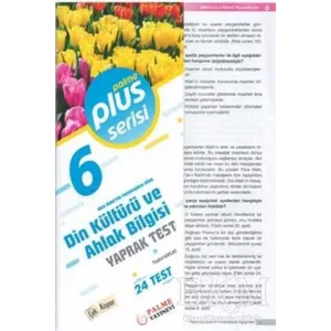 Palme Yayıncılık 6. Sınıf Plus Serisi Din Kültürü ve Ahlak Bilgisi Yaprak Test