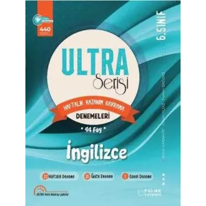 Palme Yayıncılık 6. Sınıf Ultra Serisi İngilizce Denemeleri 44 Föy