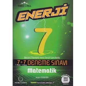 Palme Yayıncılık 7. Sınıf Matematik Enerji 7+7 Deneme Sınavı