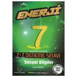 Palme Yayıncılık 7. Sınıf Sosyal Bilgiler Enerji 7+7 Deneme Sınavı