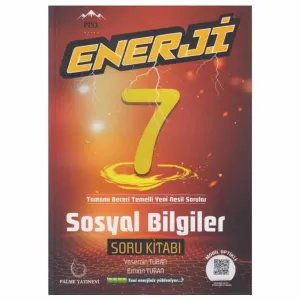 Palme Yayıncılık 7. Sınıf Sosyal Bilgiler Enerji Soru Bankası