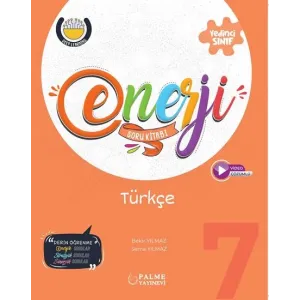 Palme Yayıncılık 7. Sınıf Türkçe Enerji Soru Kitabı